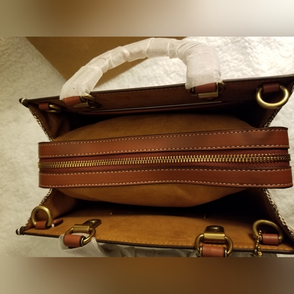 🎀NWT Coach Outlet Disney X Coach Rogue 25 Signature Textile Mickey Mouse - Picture 8 of 14